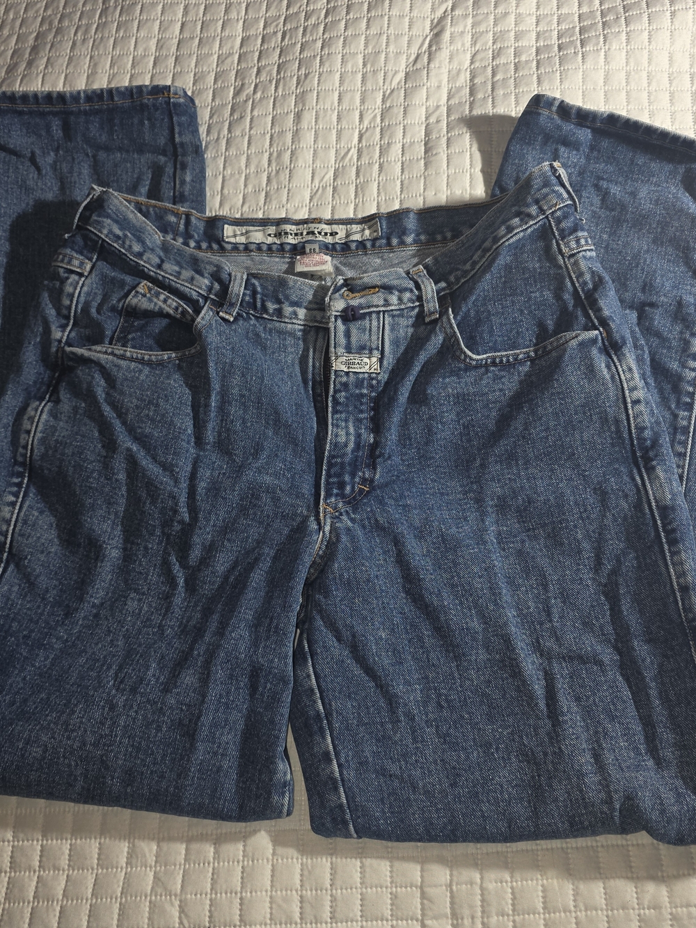 Marithe Francois Girbaud Men's Dark Blue Relaxed Jeans